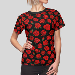 Edgy Dresses & Tops - Baby Roses & Black