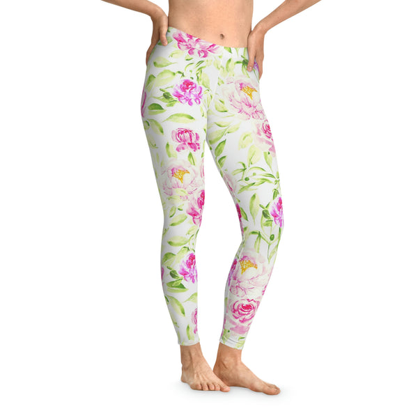 FLORAL PINKY LIME - Stretchy Leggings