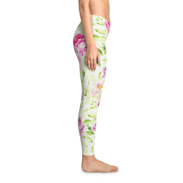 FLORAL PINKY LIME - Stretchy Leggings