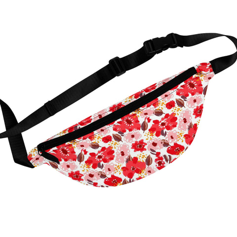 FLORAL RED FIELD - Fanny Pack