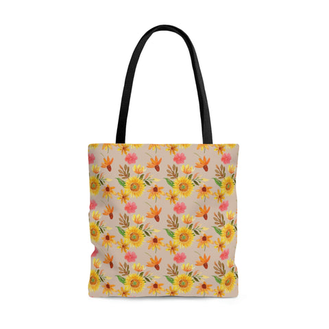 FLORAL SUNFLOWERS - Tote Bag
