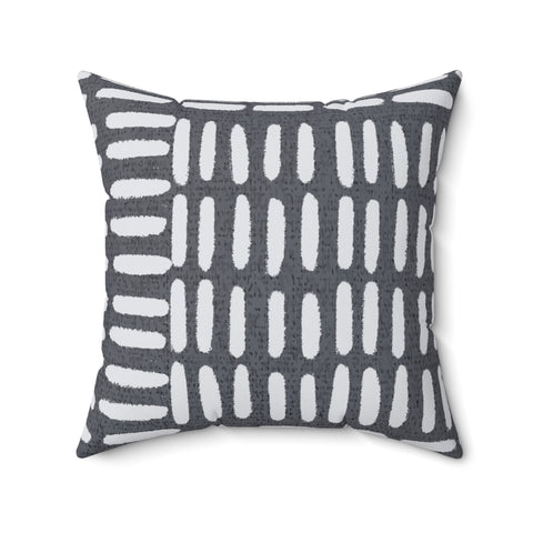 LINES & GRAY - Square Pillow