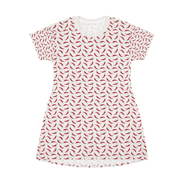 RED HOT CHILI - T-Shirt Dress FRONT