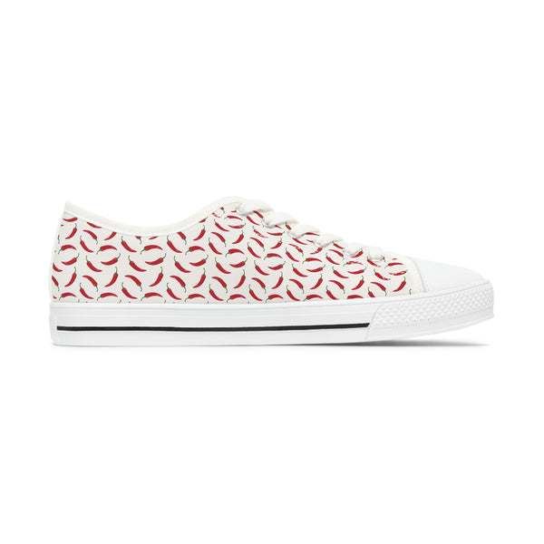 RED HOT CHILI - Women's Low Top Sneakers White Sole