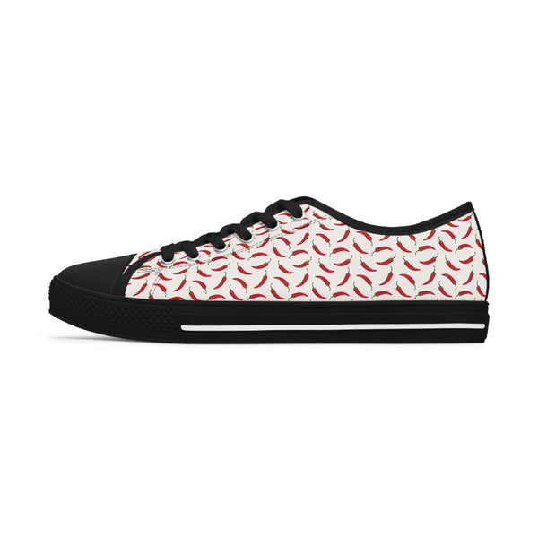 RED HOT CHILI - Women's Low Top Sneakers Black Sole