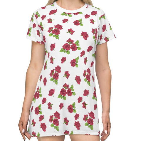 ROSES VINTAGE TATT - T-Shirt Dress