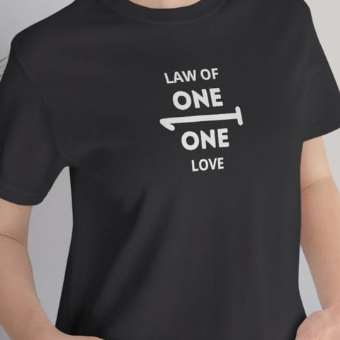 THE LAW OF ONE - ONE LOVE - Unisex Jersey Tee