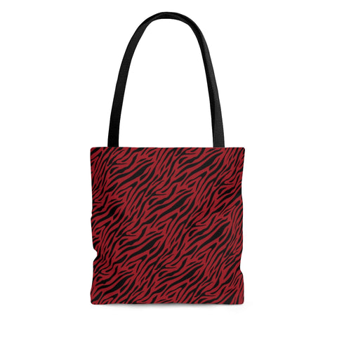 ZEBRA BLACK & RED - Tote Bag