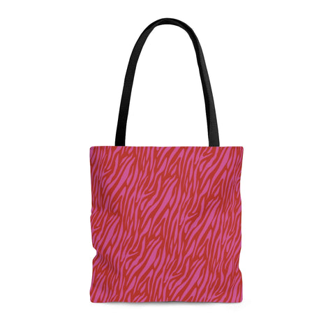 ZEBRA RED & PINK - Tote Bag