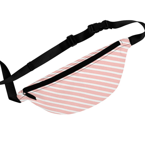 BB STRIPED - PINK & WHITE - Fanny Pack