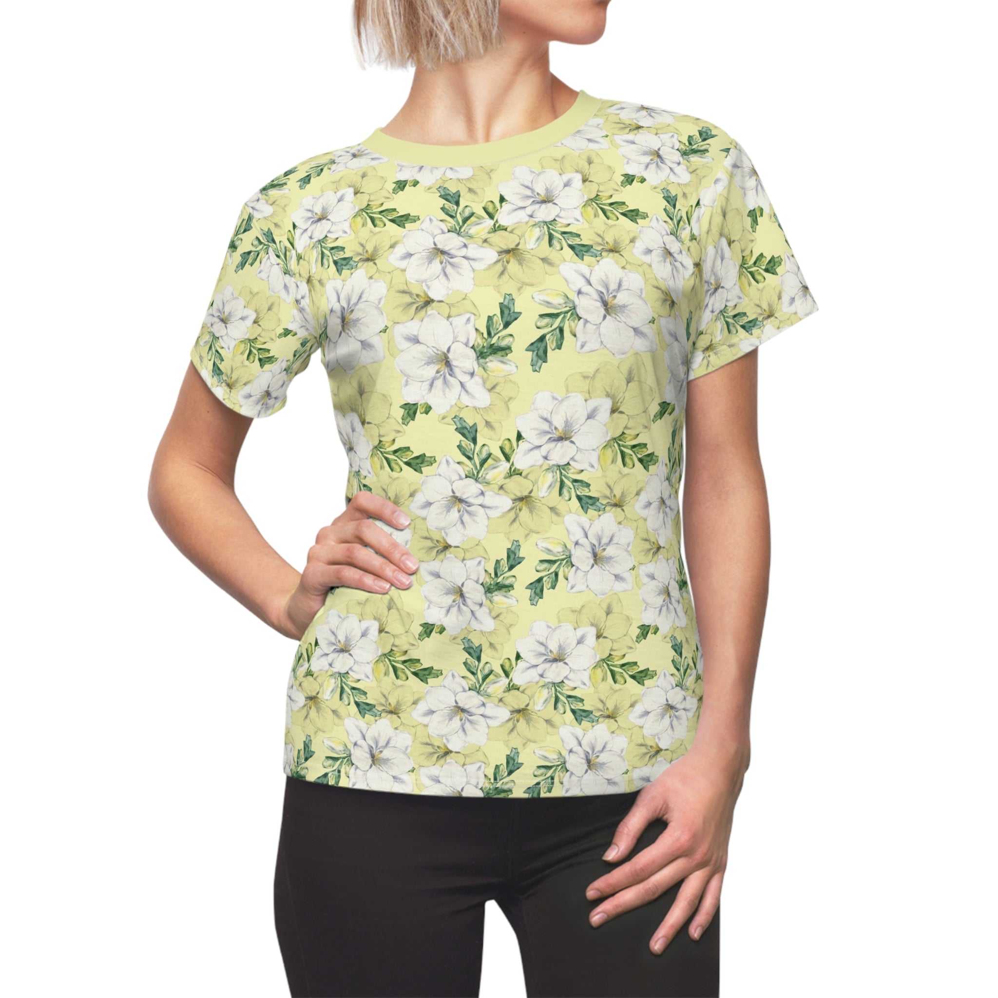 FLORAL LILIES YELLOW - Tee