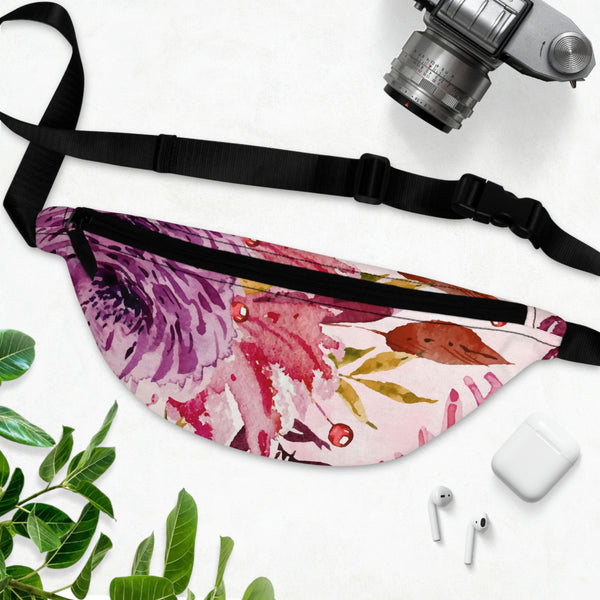 FLORAL LUSH WINE - Fanny Pack