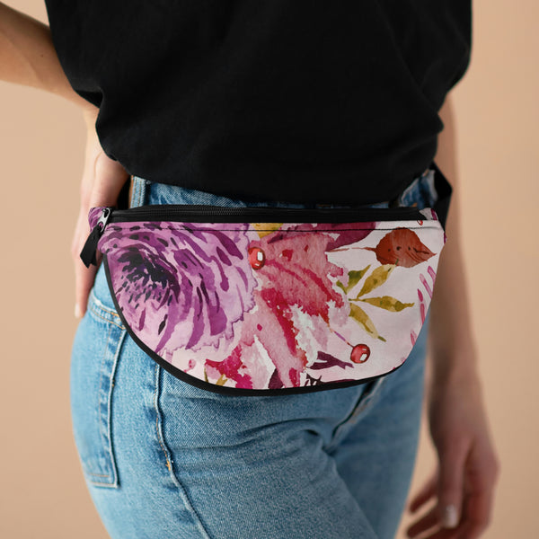 FLORAL LUSH WINE - Fanny Pack