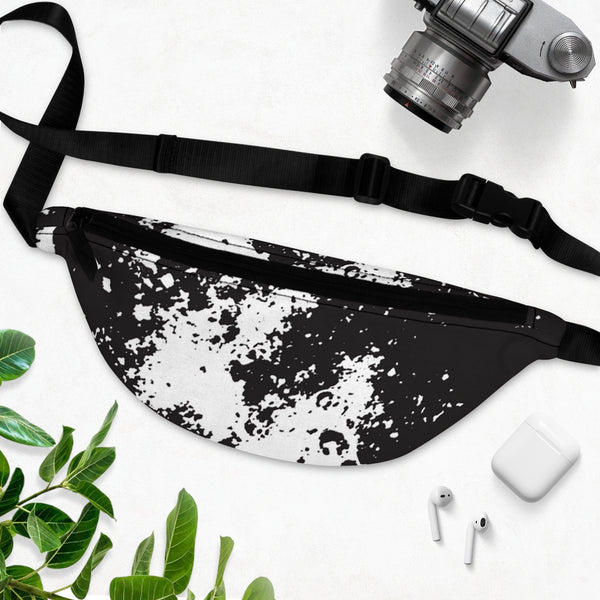 WHITE SPLASH & BLACK - Fanny Pack