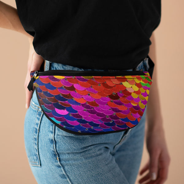 RAINBOW COLOR SEQUIN PRINT - Fanny Pack