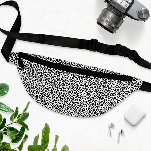 LEOPARD PRINT - BLACK & WHITE - Fanny Pack