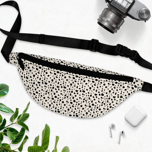 SPOTTED BLACK & CREAM - Fanny Pack