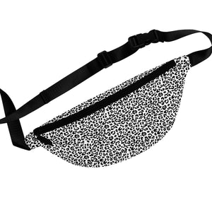 LEOPARD PRINT - BLACK & WHITE - Fanny Pack