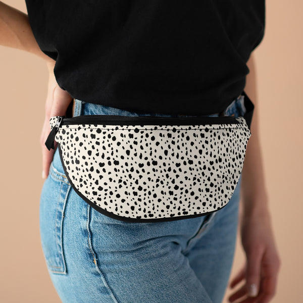 SPOTTED BLACK & CREAM - Fanny Pack
