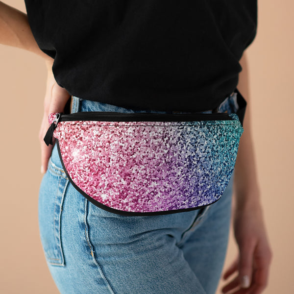 PINK & PURPLE SEQUIN PRINT - Fanny Pack