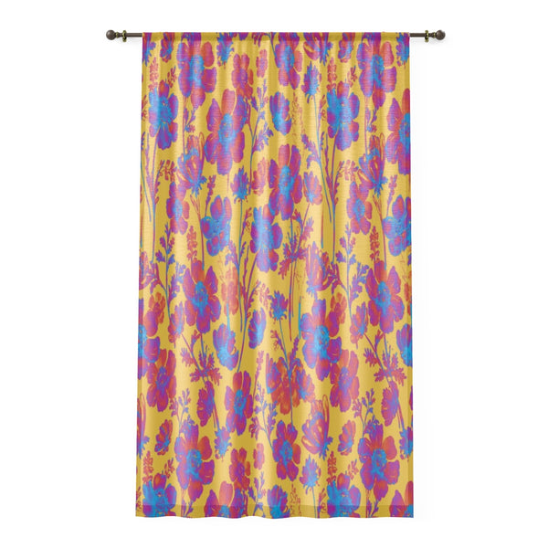 ANEMONE RAVE - SHEER Window Curtain