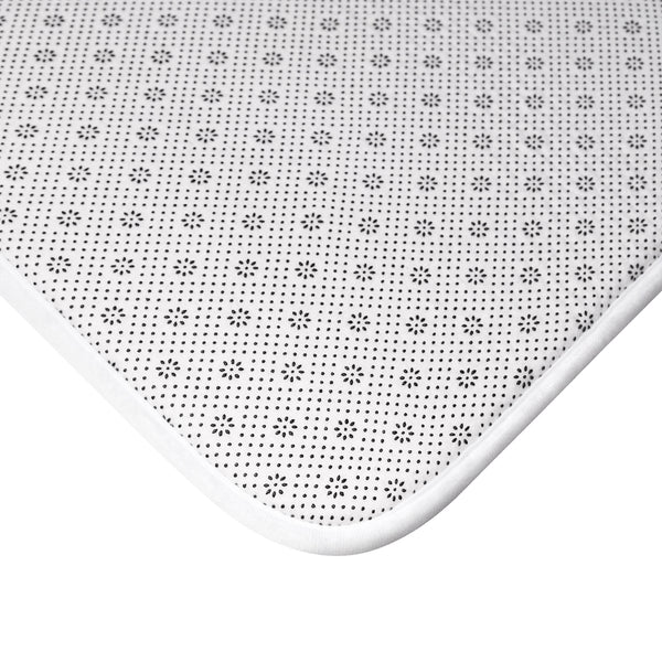 RASPBERRY WARP DOTS - BATH MAT