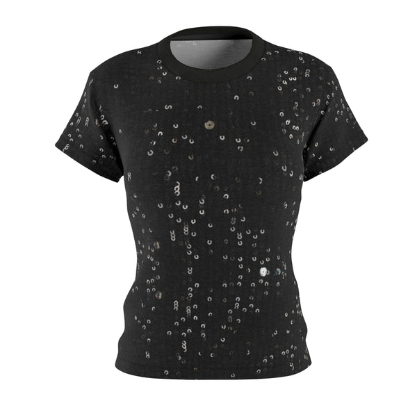 BLACK SEQUIN PRINT - Tee