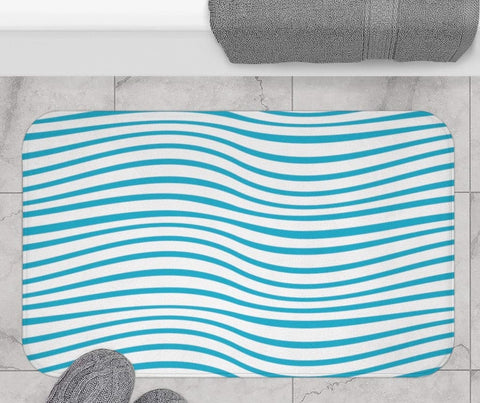 BLUE WAVES - BATH MAT