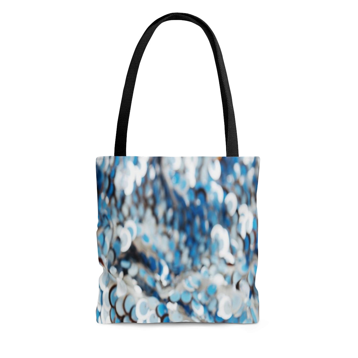 BLUE WAVE SEQUIN PRINT - Tote Bag