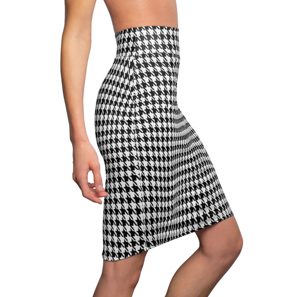 CLASSIC HOUNDSTOOTH - Pencil Skirt