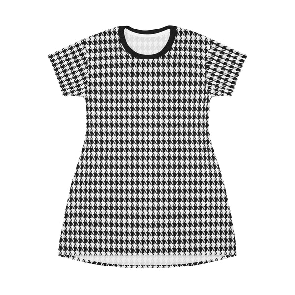 CLASSIC HOUNDSTOOTH - T-Shirt Dress