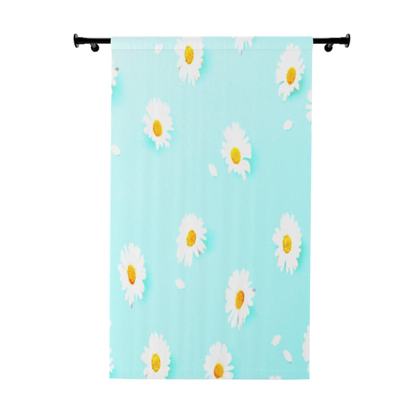 DAISIES & BLUE - BLACKOUT Window Curtain