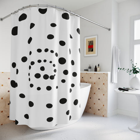 DOTS SPIRAL - SHOWER CURTAIN