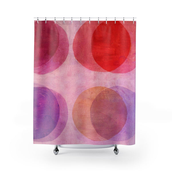 DOUBLE VISION DOTS - SHOWER CURTAIN