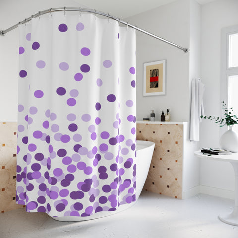 EFFERVESCENT PURPLE - SHOWER CURTAIN