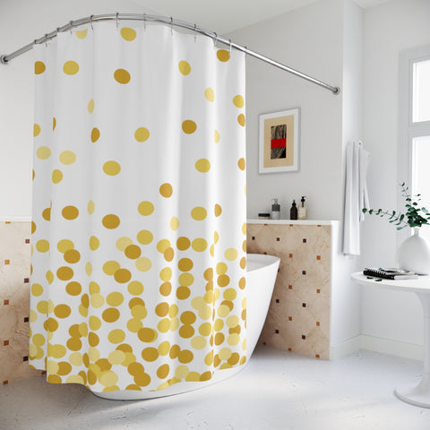 EFFERVESCENT YELLOW - SHOWER CURTAIN