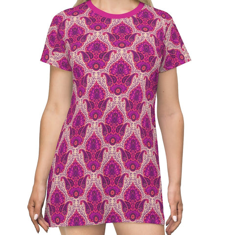 ELECTRIC PURPLE ELE - T-Shirt Dress