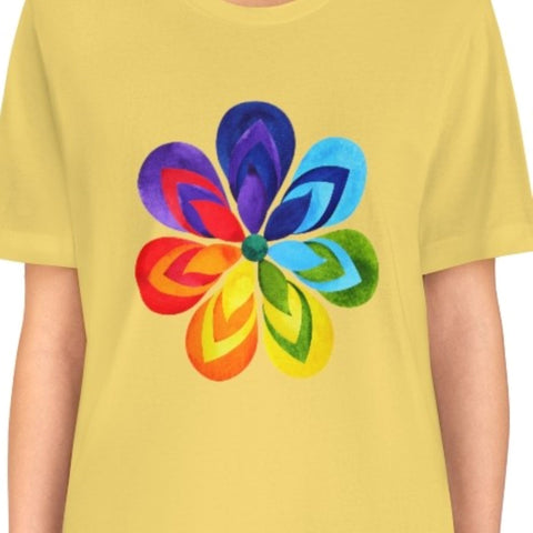 FLOWER LAYERED - Unisex Jersey Tee