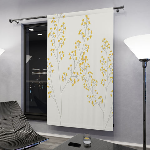 GOLDEN BILOBA - BLACKOUT Window Curtain