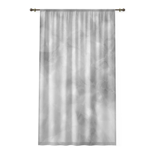 GRAY CLOUD - SHEER Window Curtain