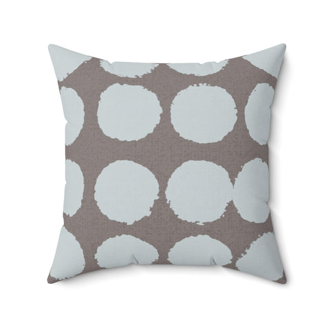 GRAY DOTS - Square Pillow