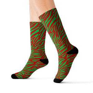 HOLIDAY ZEBRA - Unisex Socks