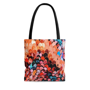 HOT PINK & ELECTRIC BLUE FLIP SEQUIN PRINT - Tote Bag