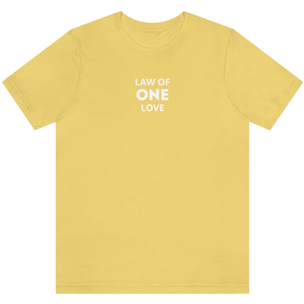 LAW OF ONE LOVE - Unisex Jersey Tee