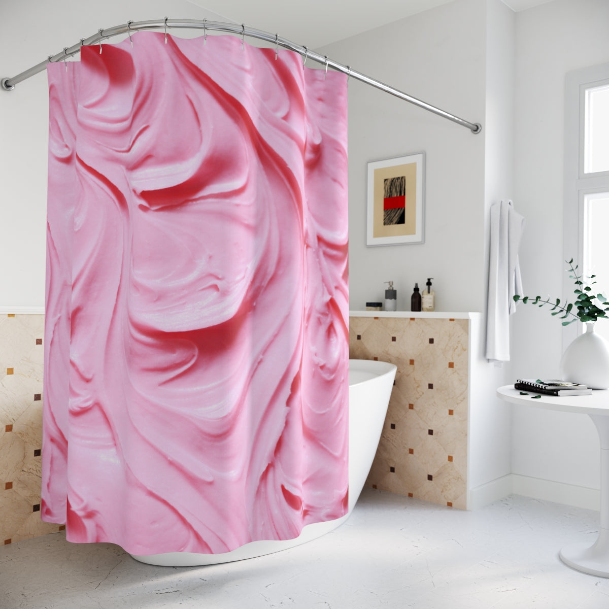 PINK ICING - SHOWER CURTAIN