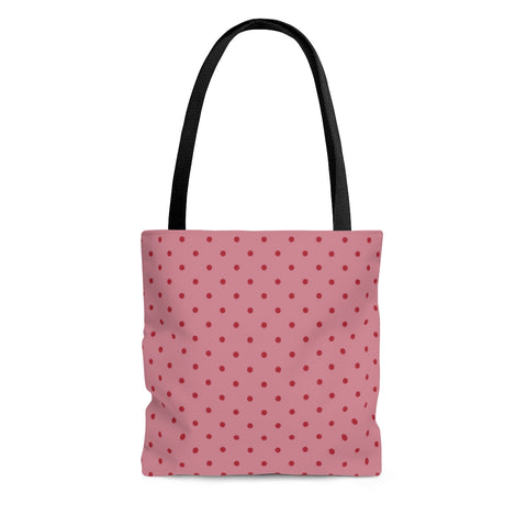 PINK ON PINK POLKA - Tote Bag