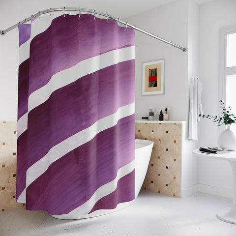 PURPLE ARCS - SHOWER CURTAIN