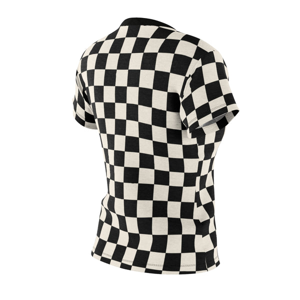 RACER CHECK - BLACK & CREAM - Tee