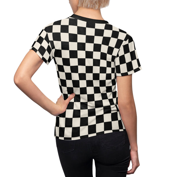 RACER CHECK - BLACK & CREAM - Tee