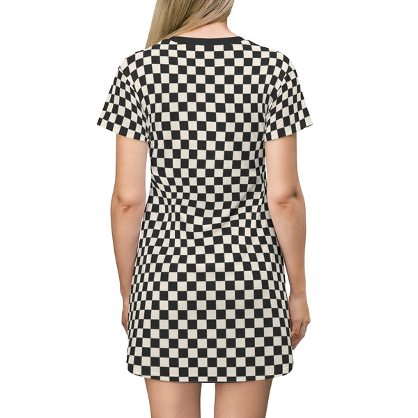 RACER CHECK BB - T-Shirt Dress